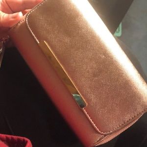 Rose Gold clutch